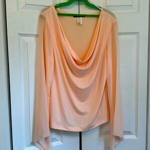 Women’s top size large peach color
